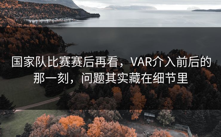 国家队比赛赛后再看，VAR介入前后的那一刻，问题其实藏在细节里